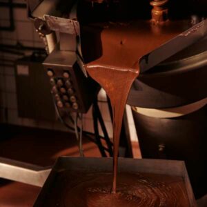 Production du chocolat Leonidas